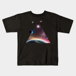 Planets in Space - Cosmic Exploration Design Kids T-Shirt